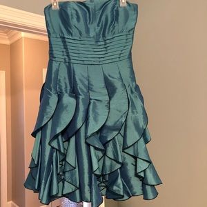 Worn once ruffle cocktail  dress